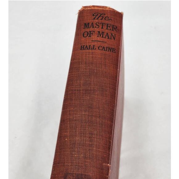The Master Of Man The Story Of Sin By Hall Caine, Antique Antiquarian Book 1921 - Picture 5 of 16